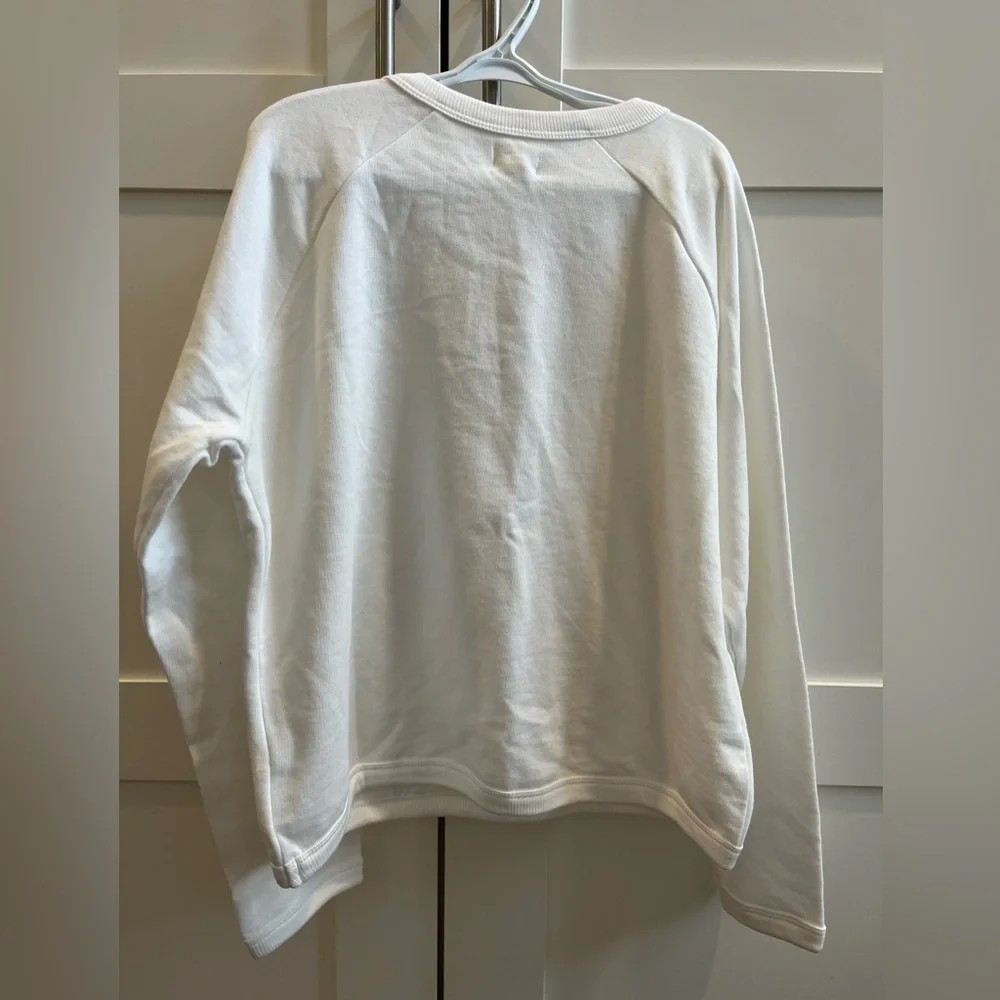 Gymboree size L (10-12) white sweatshirt with rainbow, NWT